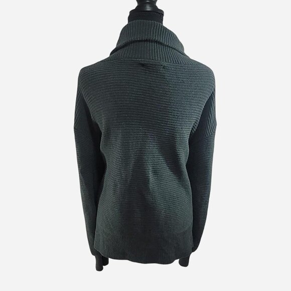Sonoma Quarter Zip Turtleneck Sweater | Grey | XXL | Cozy - Picture 3 of 4